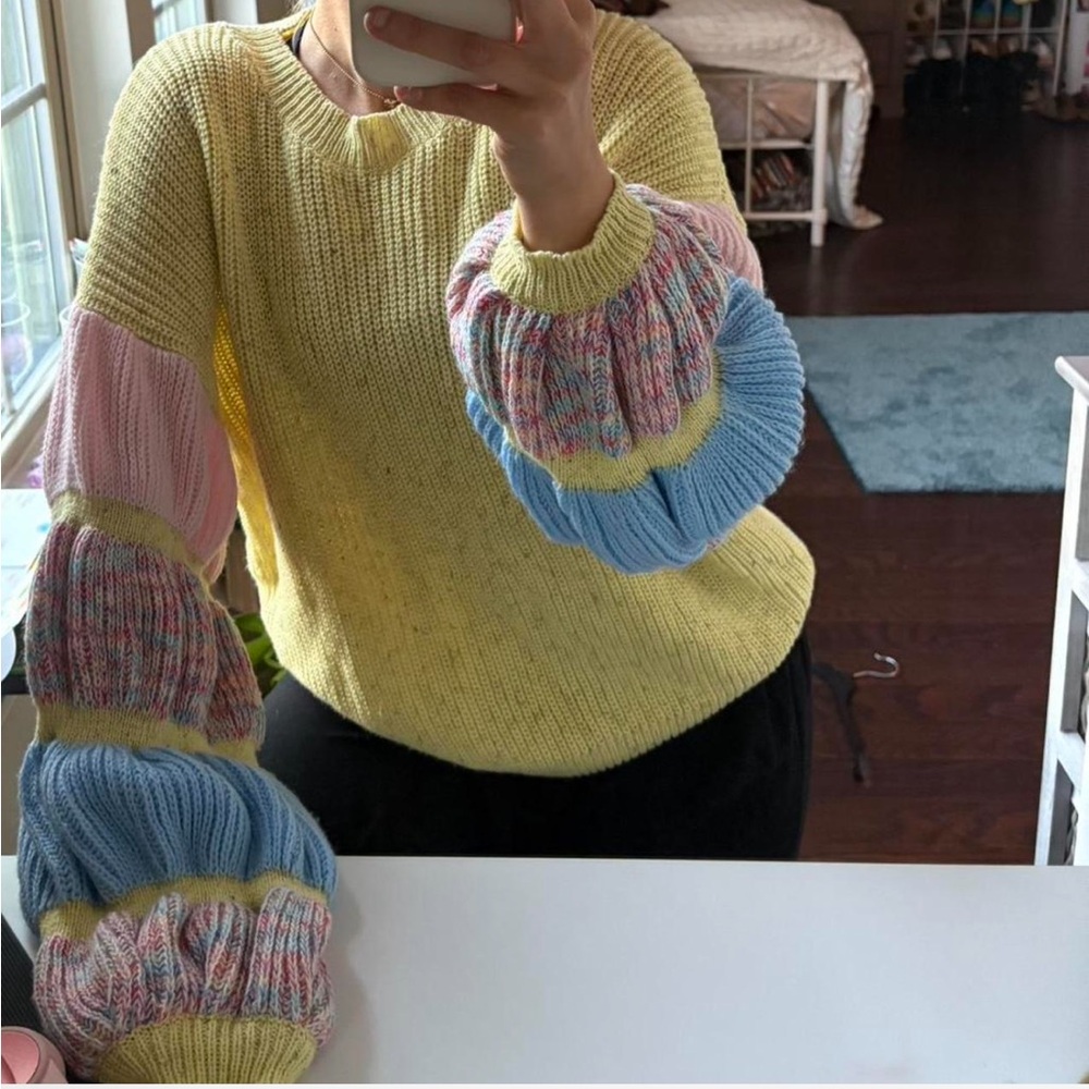 Colorful Knit Sweater